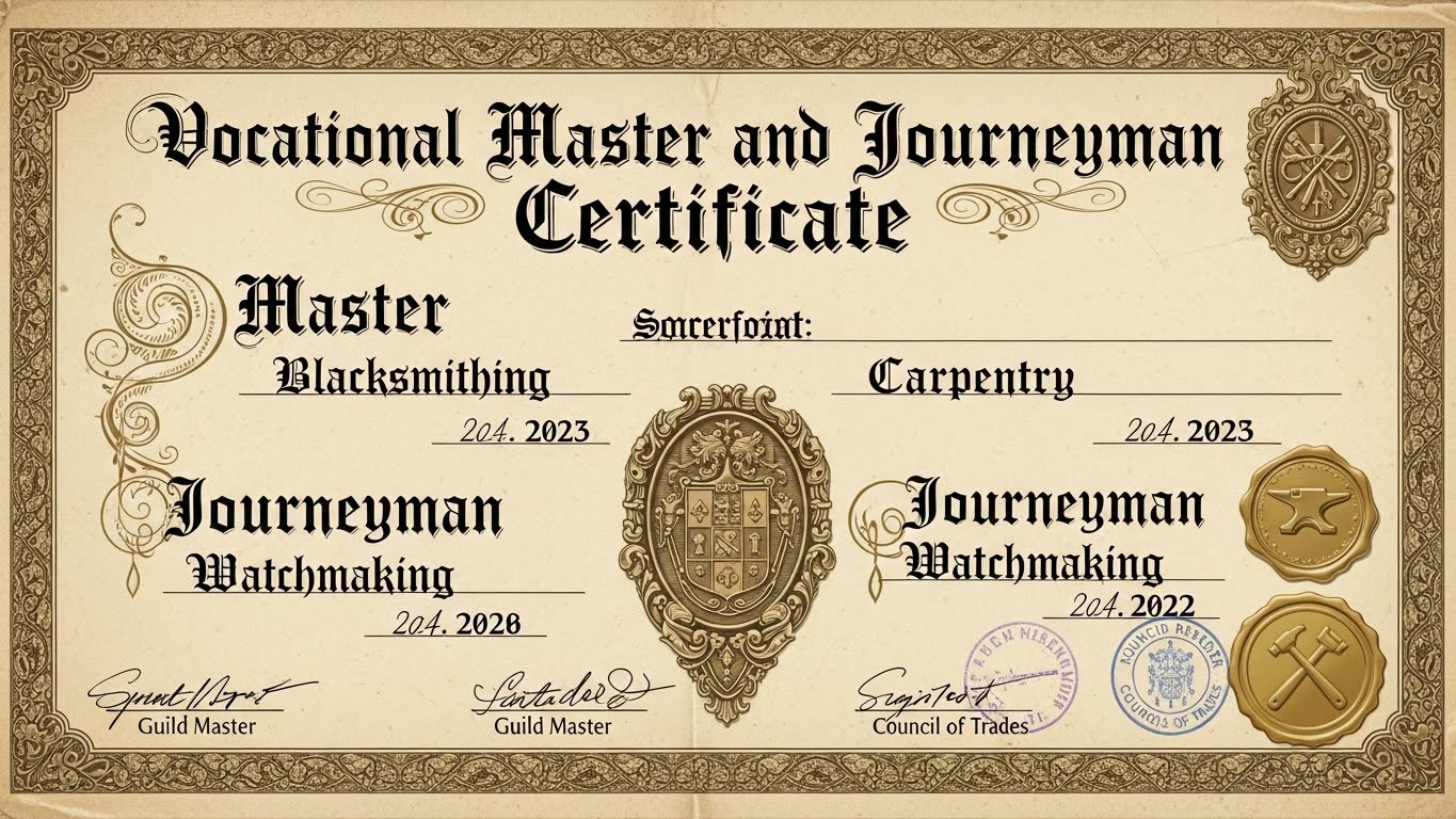 Mesleki Ustalık Kalfalık Belgesi Sertifika Kursu